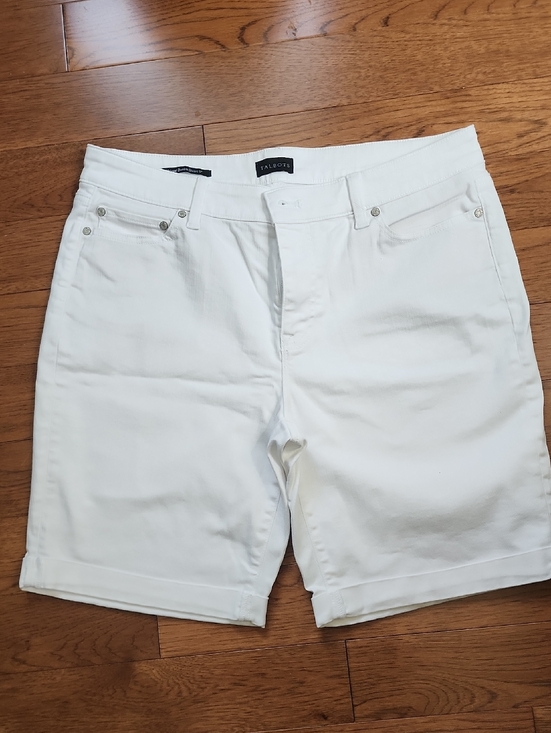 Talbots Pants - Talbots White Jean Shorts